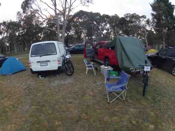 Highland Fling camp setup